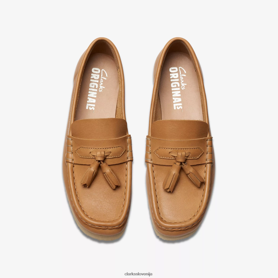 wallabee loafer D0T6P6240 srednje rumeno usnje Clarks