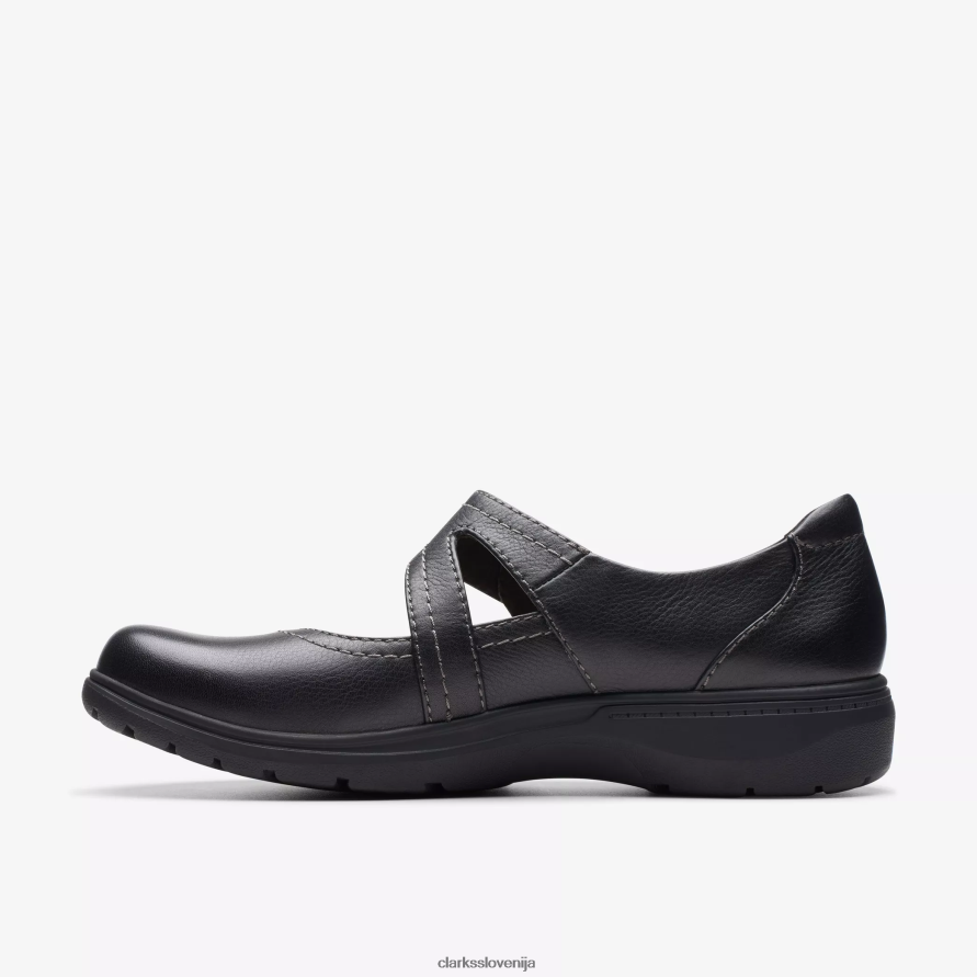 carleigh jane D0T6P6552 črno usnje Clarks