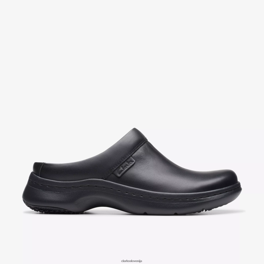 clarks pro zamašek D0T6P6556 črno usnje Clarks