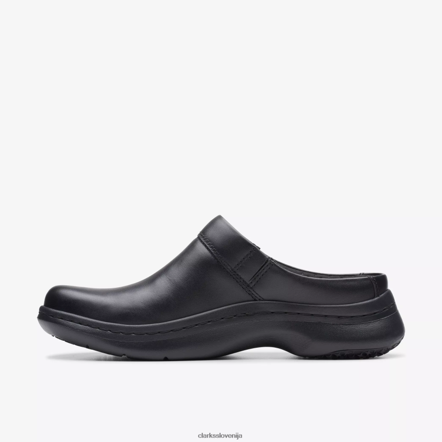 clarks pro zamašek D0T6P6556 črno usnje Clarks