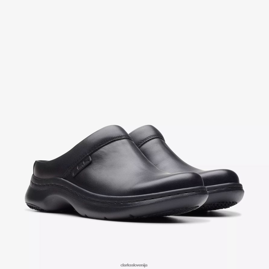 clarks pro zamašek D0T6P6556 črno usnje Clarks