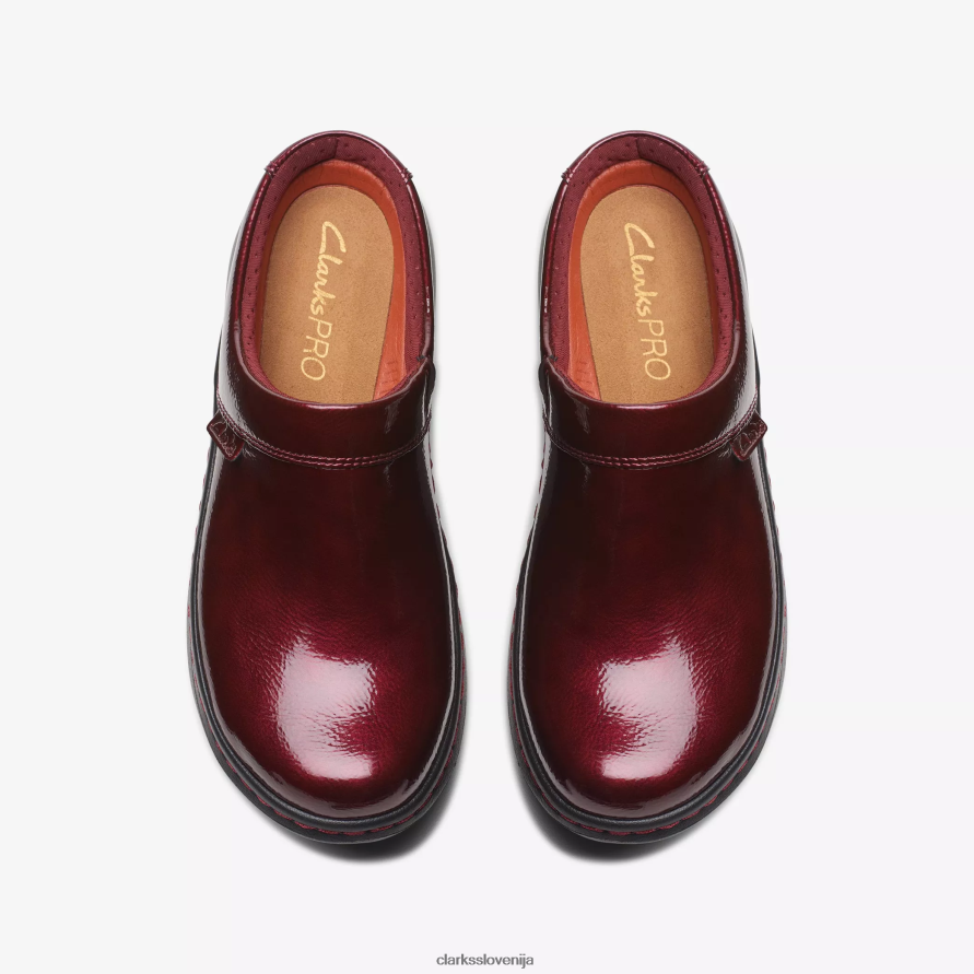 clarks pro zamašek D0T6P6558 bordo patent Clarks