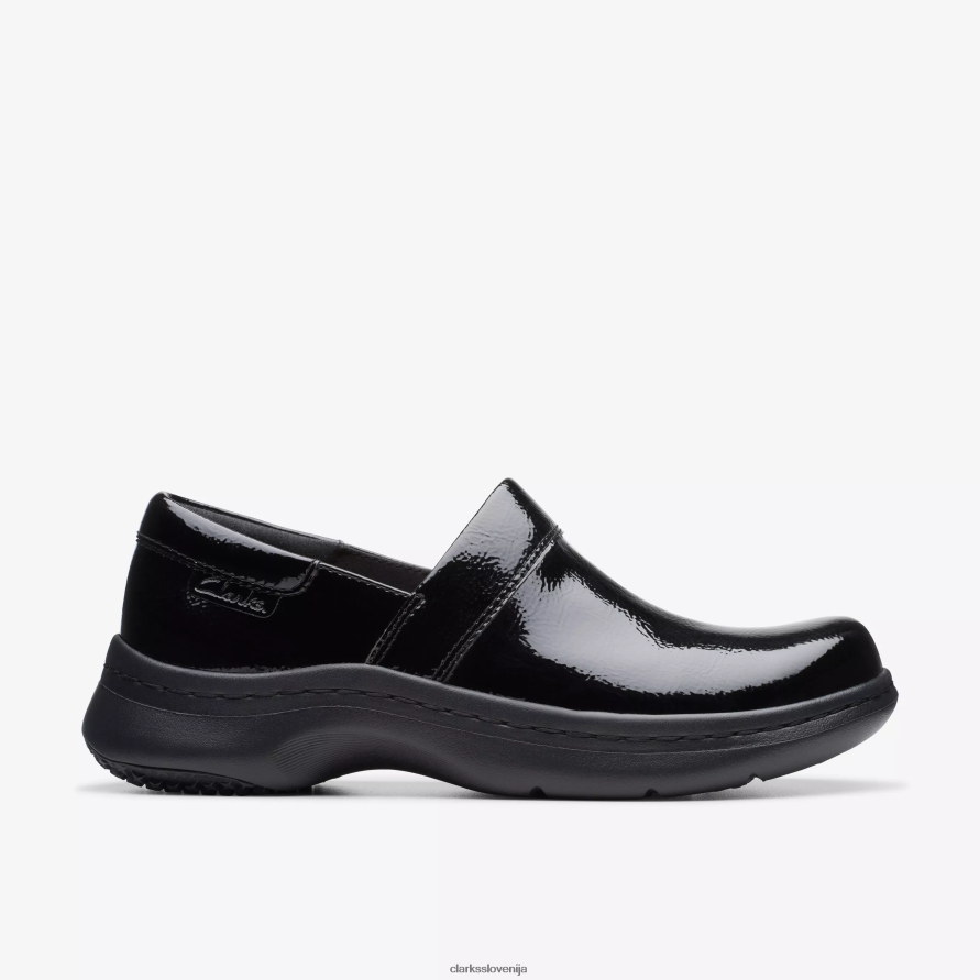 dragulj clarkspro D0T6P6561 črni patent Clarks