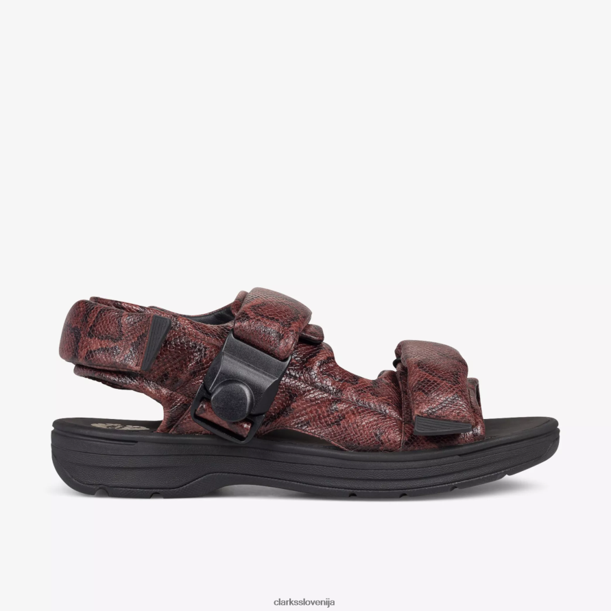 ženski sandal martine rose 1 D0T6P6178 rjava kača Clarks