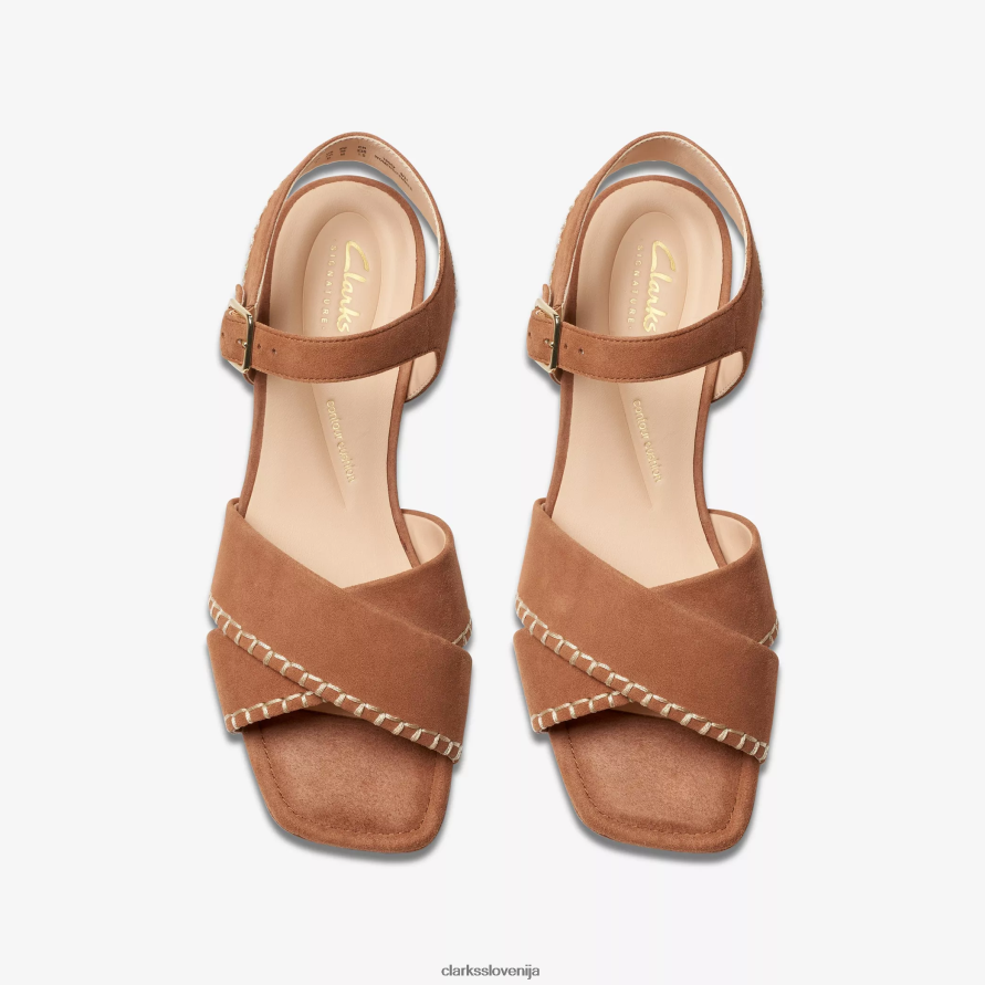 serina35 križ D0T6P6117 tan semiša Clarks