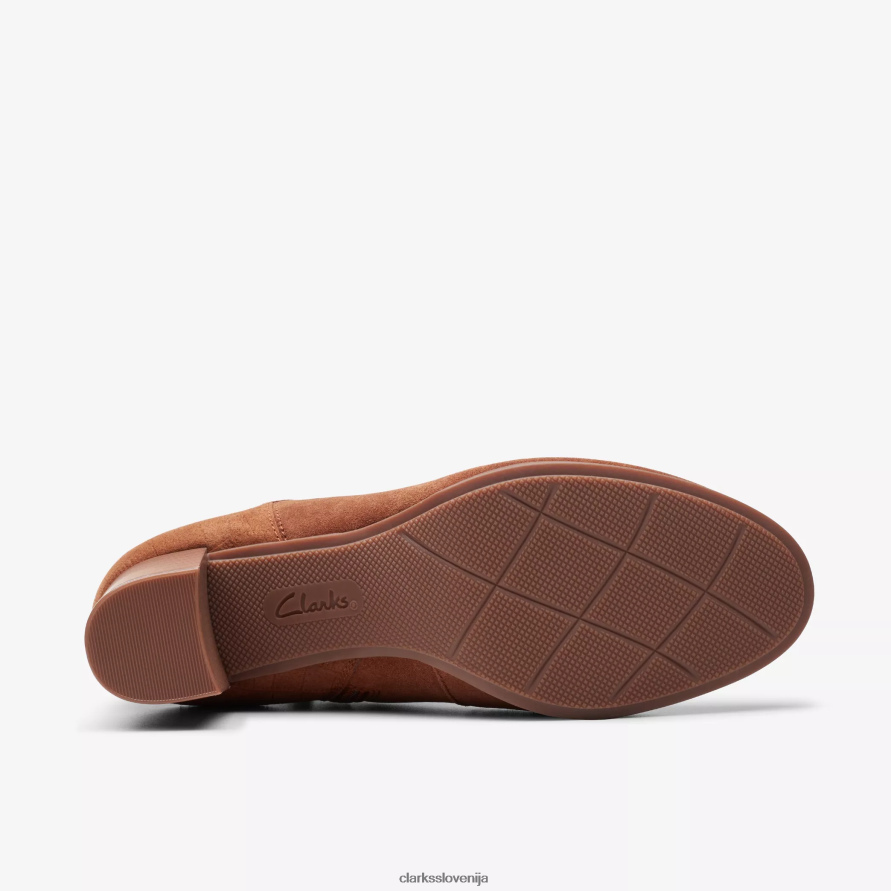 Bayla vrtnica D0T6P6437 tan semiša Clarks