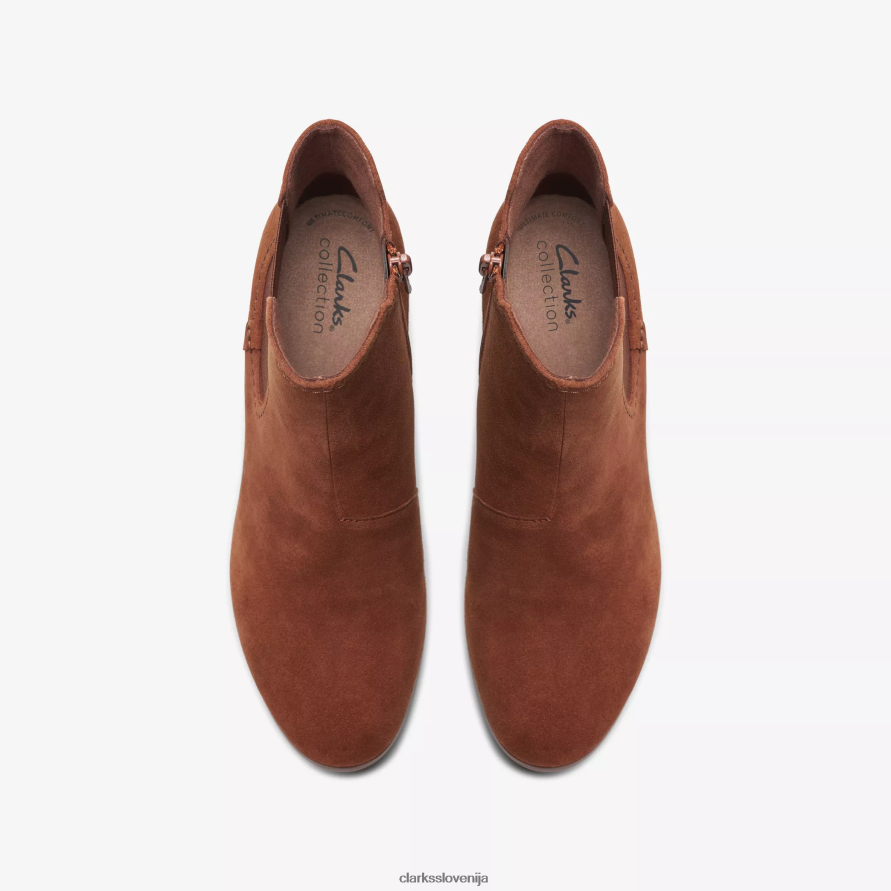 Bayla vrtnica D0T6P6437 tan semiša Clarks