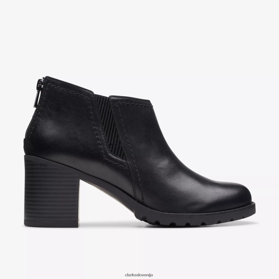 leda korak D0T6P6450 črno usnje Clarks