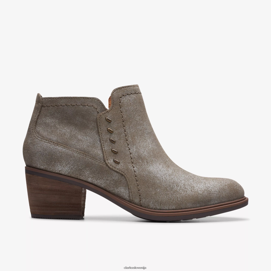 neva lo D0T6P6431 taupe kovinski Clarks