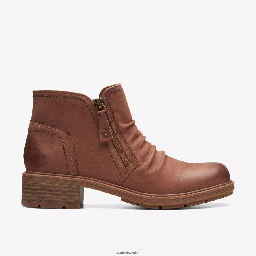 ognjišče golob D0T6P6401 tan nubuk Clarks