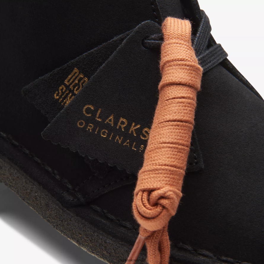 puščavski škorenj D0T6P6416 črni semiš Clarks