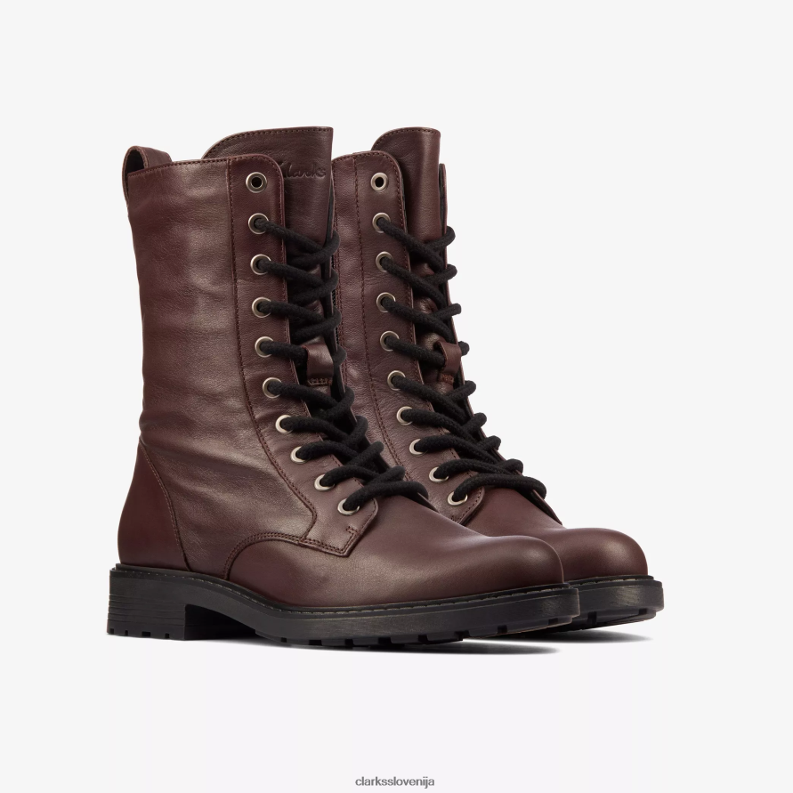 slog Orinoco 2 D0T6P6407 bordo usnje Clarks