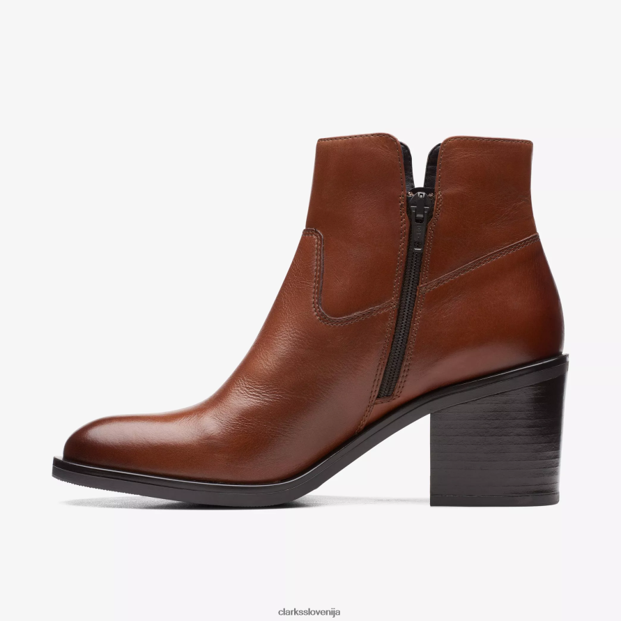 valvestino lo D0T6P6482 temno rjavo usnje Clarks