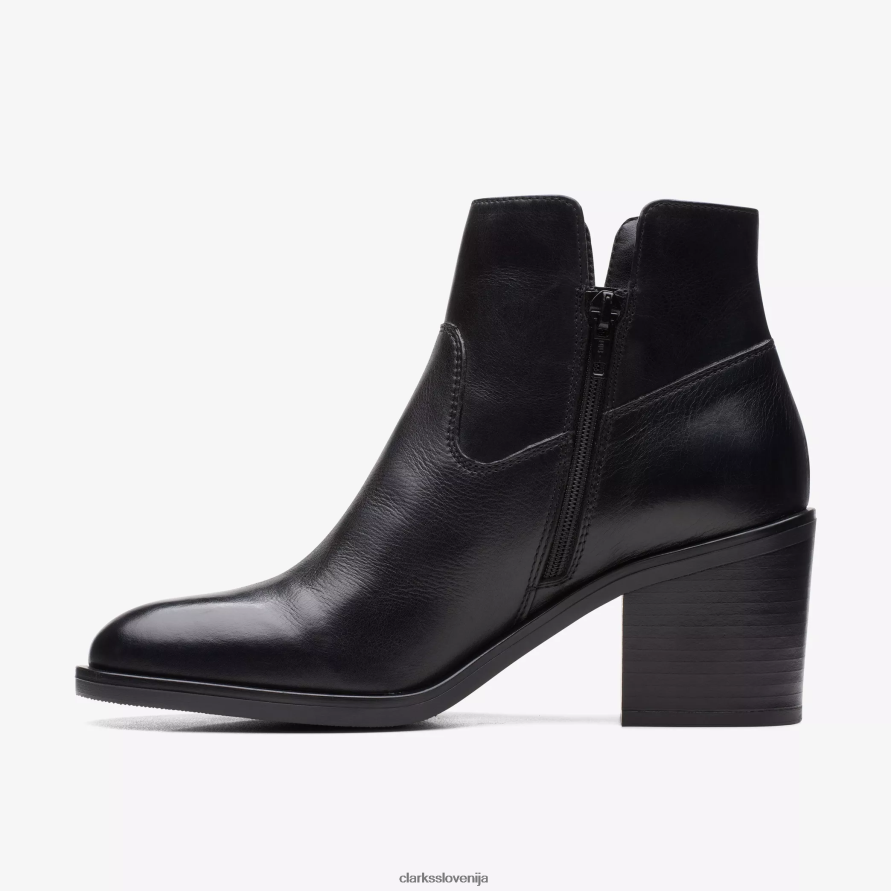 valvestino lo D0T6P6483 črno usnje Clarks