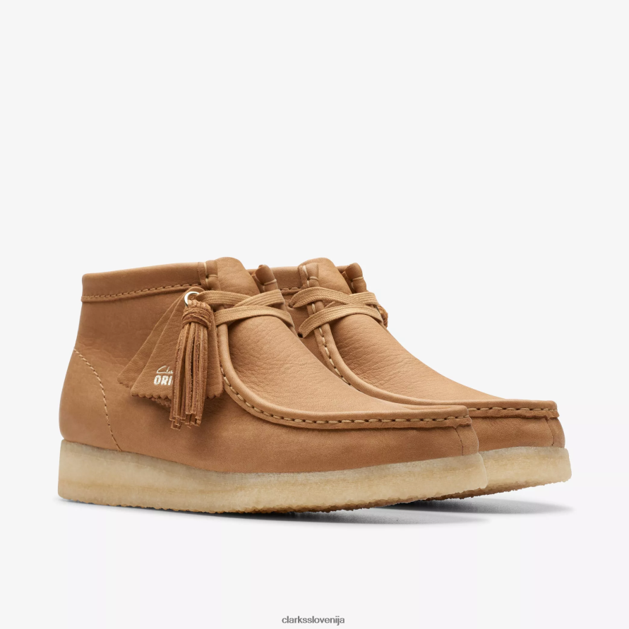 wallabee škorenj D0T6P6378 srednje rumeno usnje Clarks