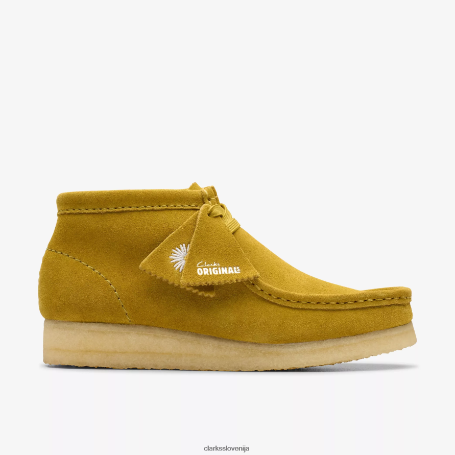 wallabee škorenj D0T6P6379 olivno semiša Clarks