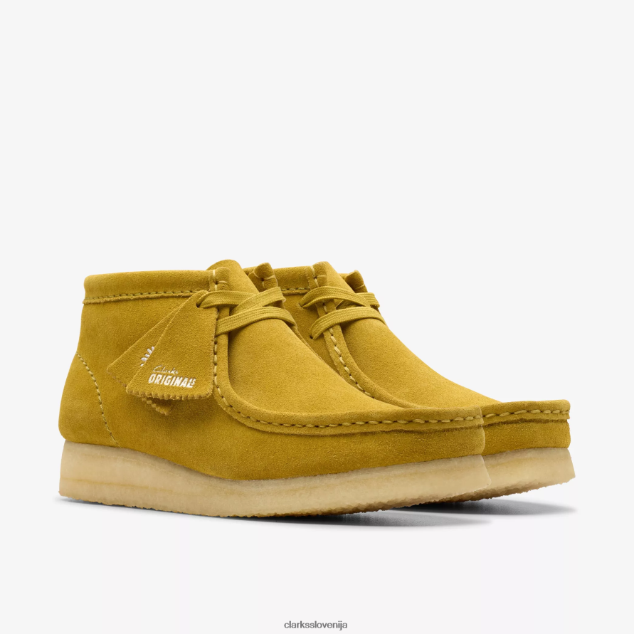 wallabee škorenj D0T6P6379 olivno semiša Clarks