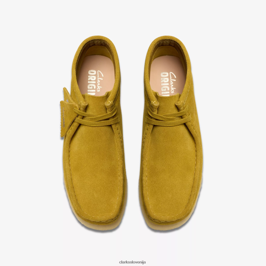 wallabee škorenj D0T6P6379 olivno semiša Clarks